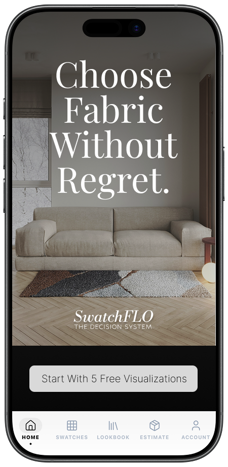 SwatchFLO App - Choose Fabric Without Regret